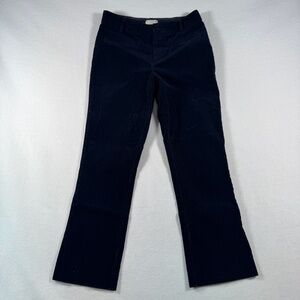 Anthropologie Essential Collection Pants Womens 6 Blue Corduroy Straight Leg